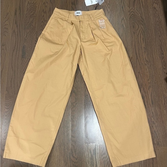 UO BDG Grandpa Twill Mid Rise Trouser Pant wide legs j2k 2 J - Picture 3 of 10